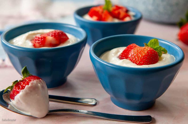 Individual yogurt cups