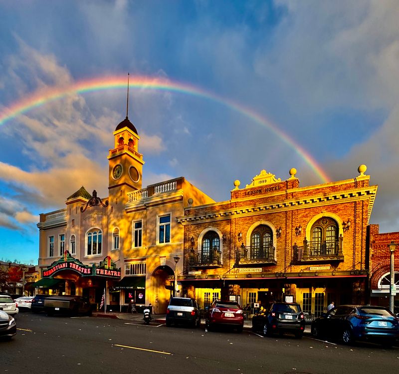 Sonoma Plaza – Holiday Lights, 1 The Plaza, Sonoma, CA 95476
