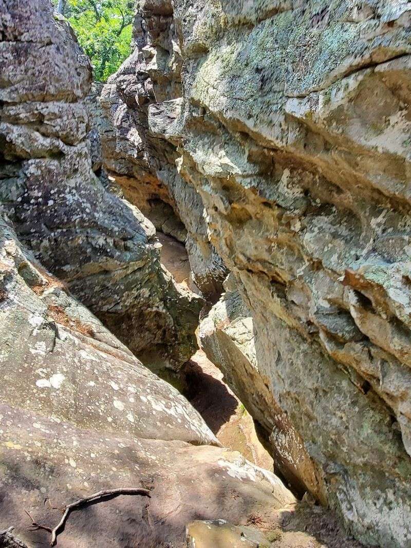 Narrow Passageways Twist Between The Boulders Narrow Passageways Twist Between The Boulders