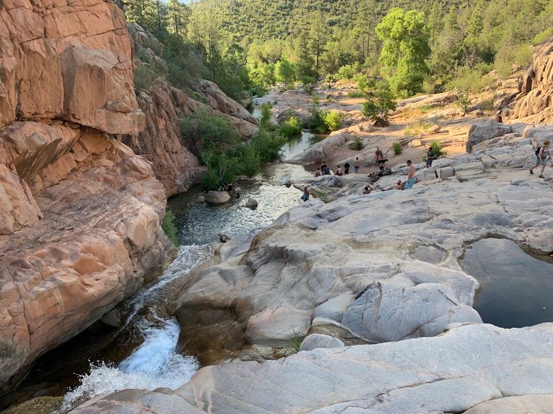 Natural Rock Slides and Swimming Holes