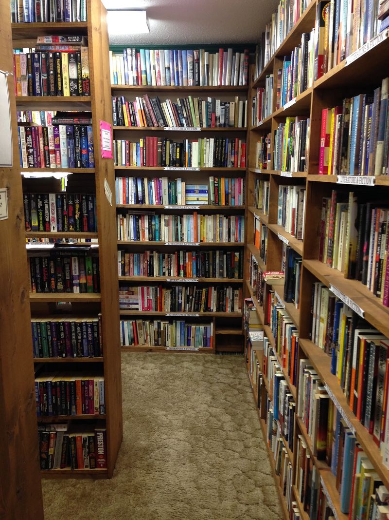 Neat Shelves In A Cozy Hideaway Neat Shelves In A Cozy Hideaway