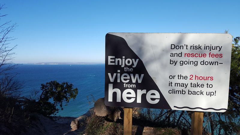 Never Descend The Bluff Face Never Descend The Bluff Face
