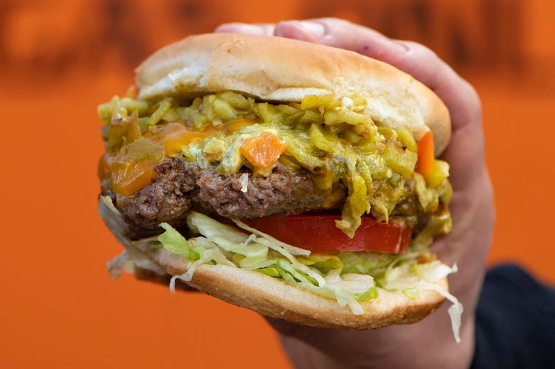 New Mexico's Green Chile Burger