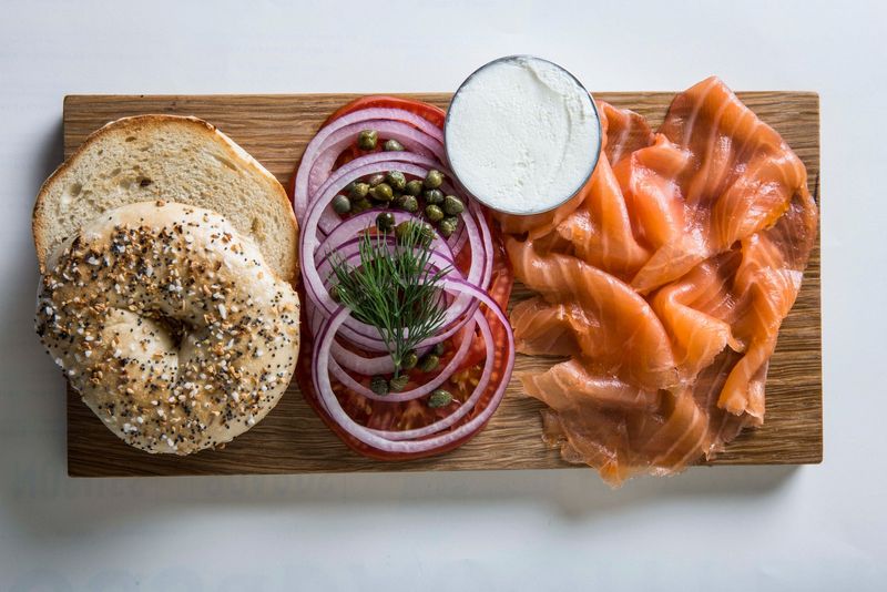 New York: Bagel with Lox at Russ & Daughters