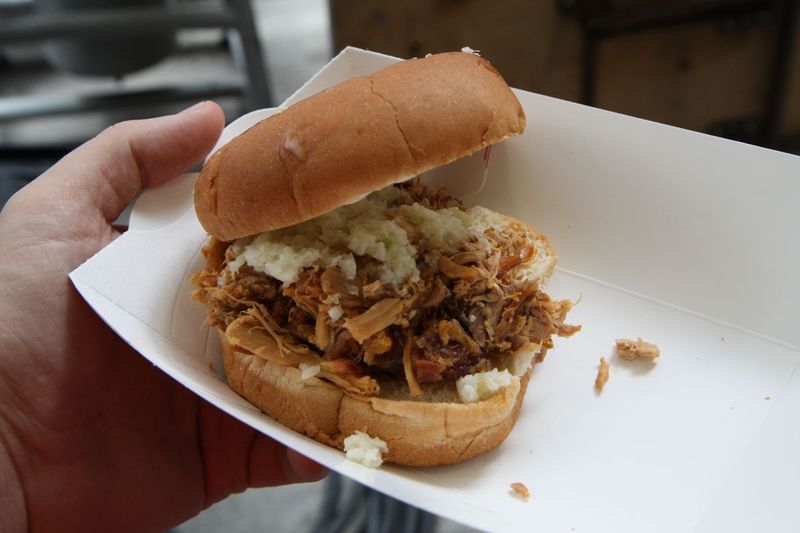 North Carolina: Pulled Pork Sandwich At Skylight Inn BBQ