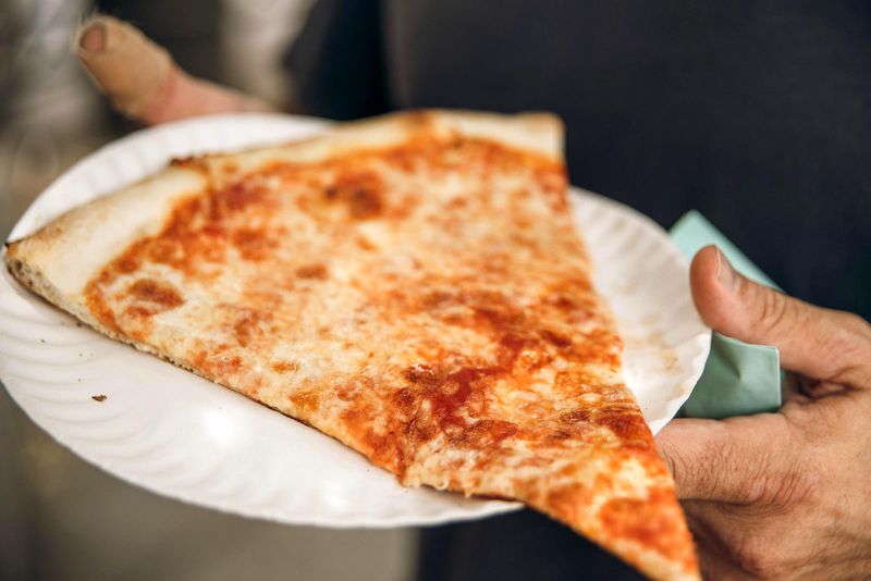 Pizza Slice from Joe's: The Quintessential NYC Fold