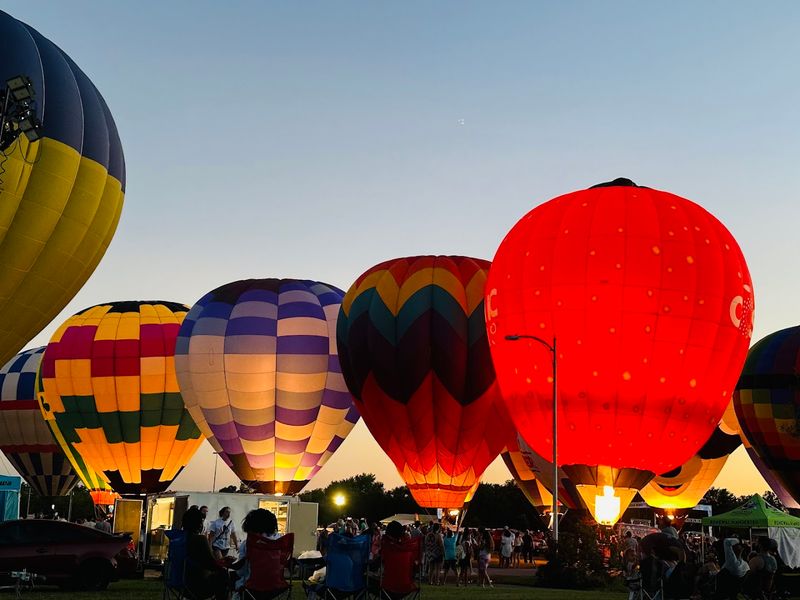 Night Glow Beneath The Balloons Night Glow Beneath The Balloons