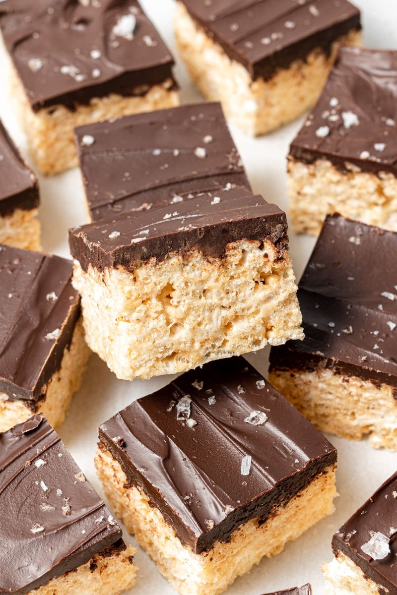 Chocolate-Covered Rice Krispie Treats