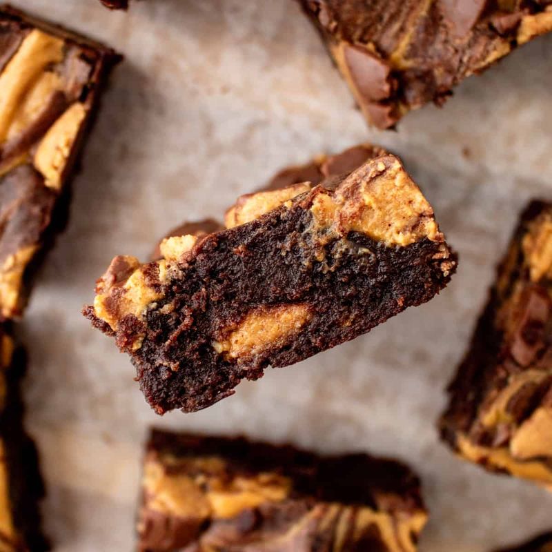 Gooey Peanut Butter Cup Brownies