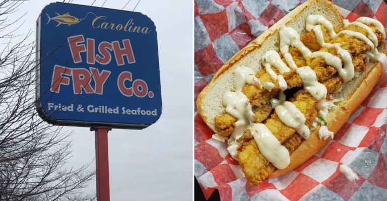North Carolina’s Small-Town Diner Where The Flounder Sandwich Is The Local Favorite