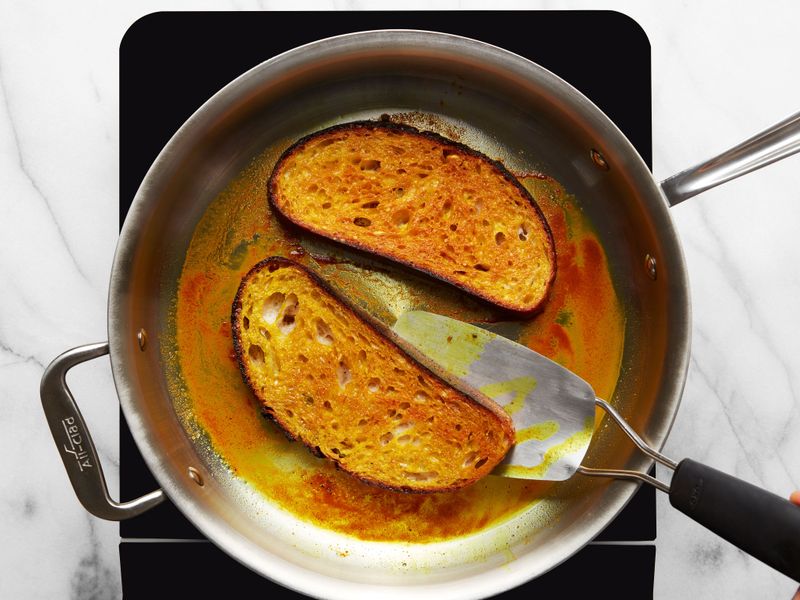 Not Toasting or Grilling the Bread