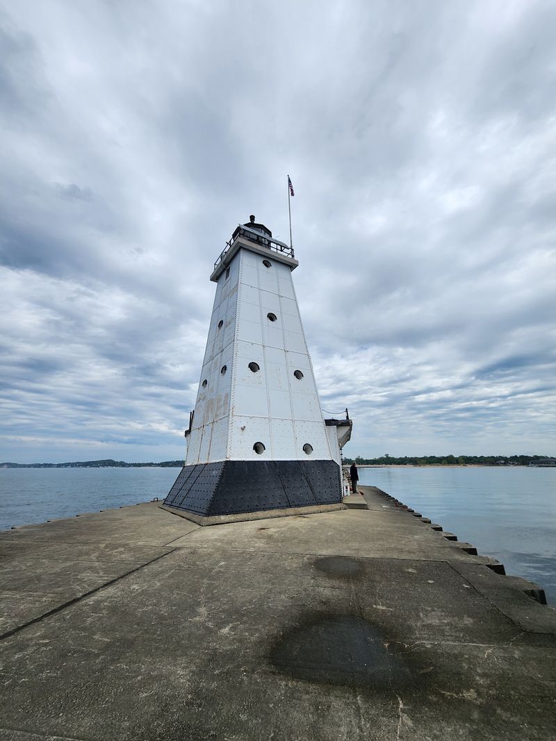 Notice A Tower Shaped For Waves