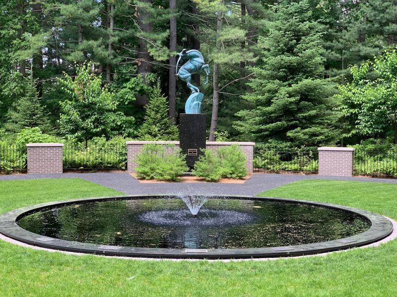 Notice How Art Is Tucked Into The Planting