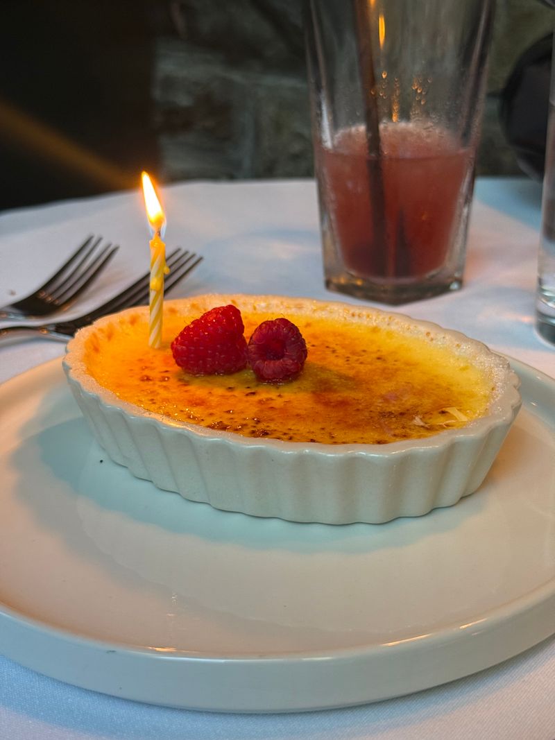 Finish With Creme Brulee Or Cheesecake