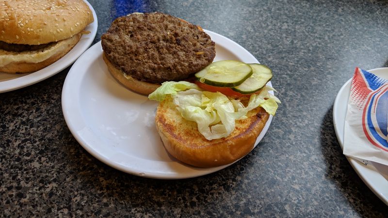 Notice The Thin Detroit-Style Patty