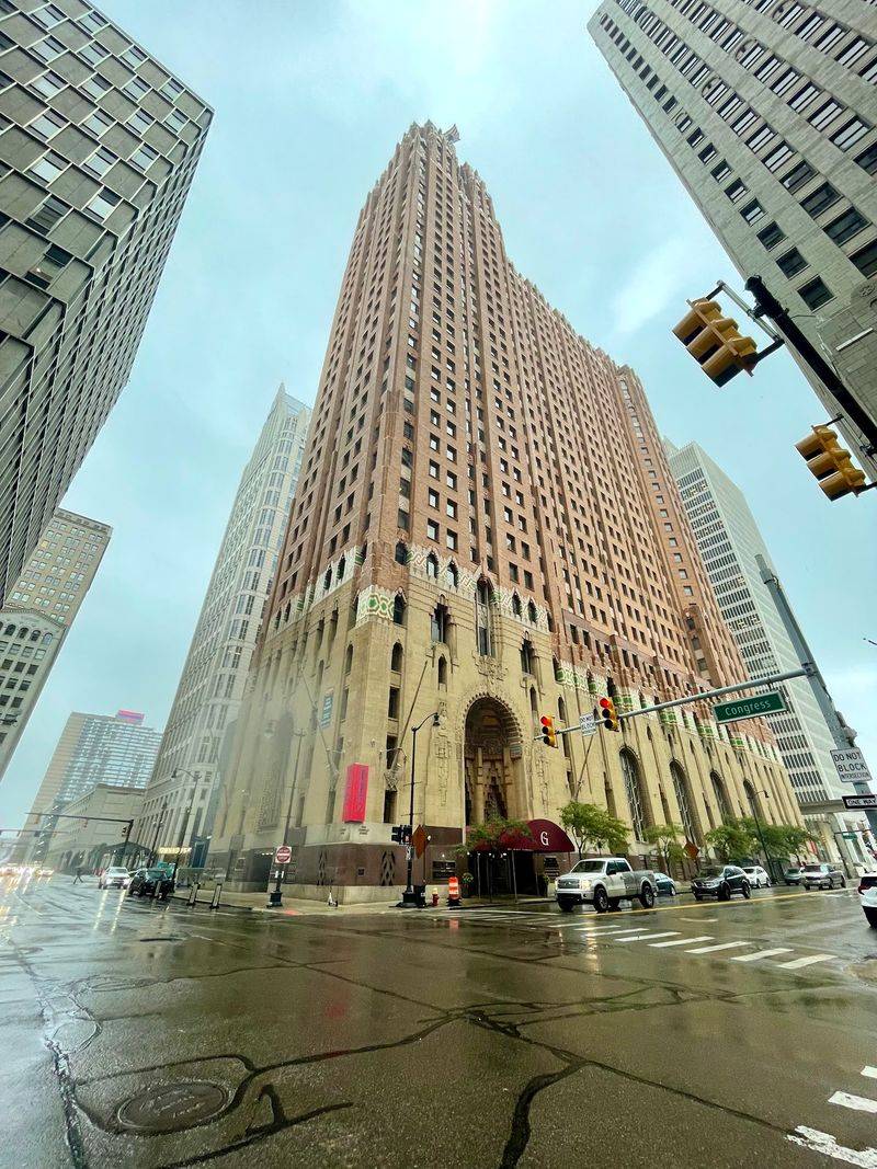 Notice The Towering Brick Design