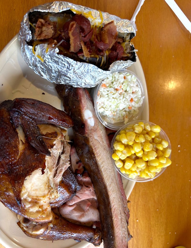 Oak Smoke Gives The Chicken Its Big Flavor