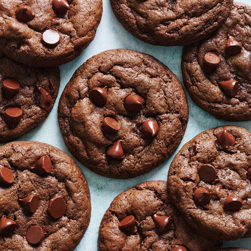 Double Chocolate Protein Cookies