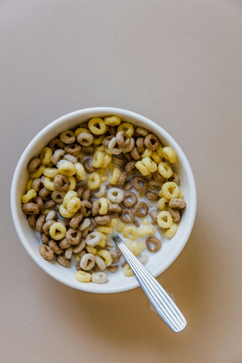 Cold Cereal From A Big Bowl