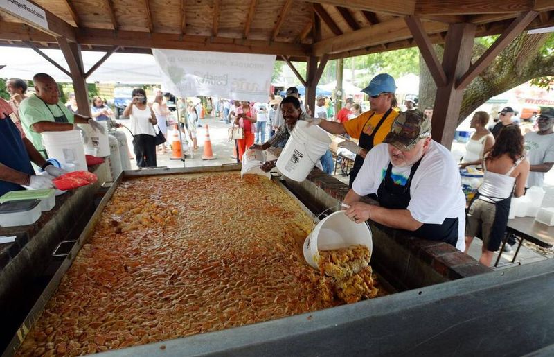Georgia's Giant Peach Cobbler Extravaganza