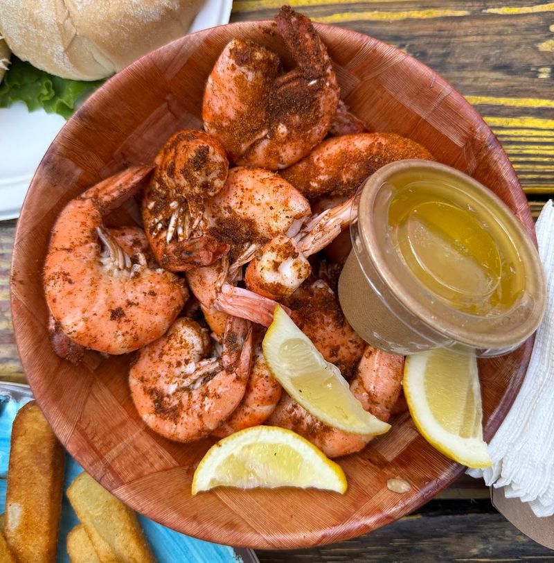 Old Bay Steamed Shrimp Is A Must-Order Alongside The Burger Old Bay Steamed Shrimp Is A Must-Order Alongside The Burger