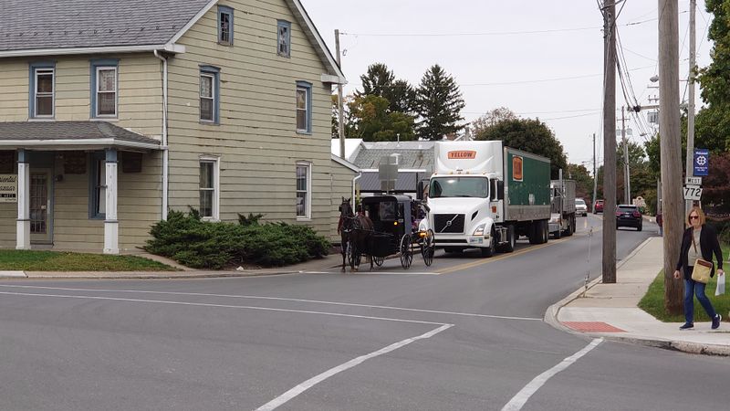 Route 340 Runs Straight Through Town