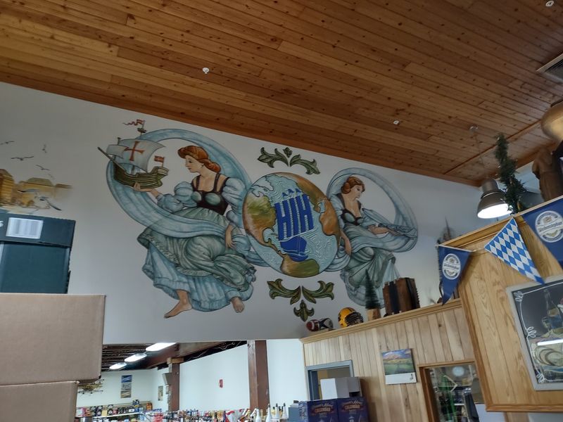 Old World Murals Set A Calm, Unhurried Mood