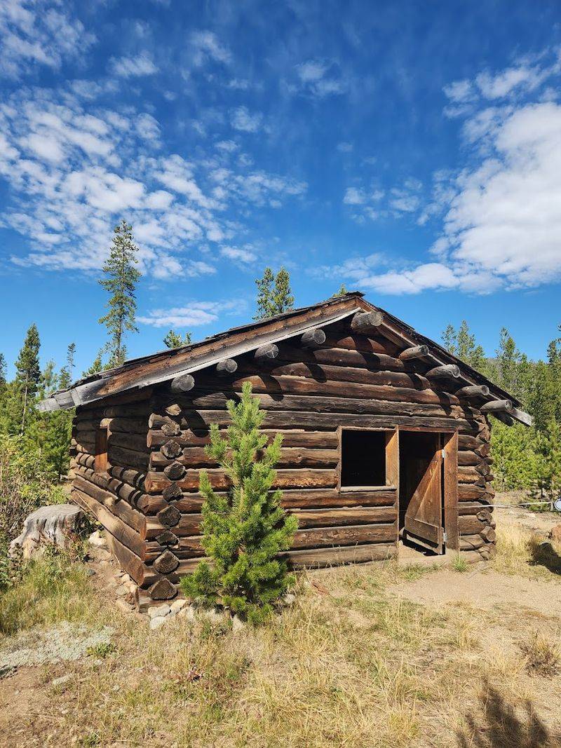 One Lone Cabin Holding The Weight Of An Entire Mining Era