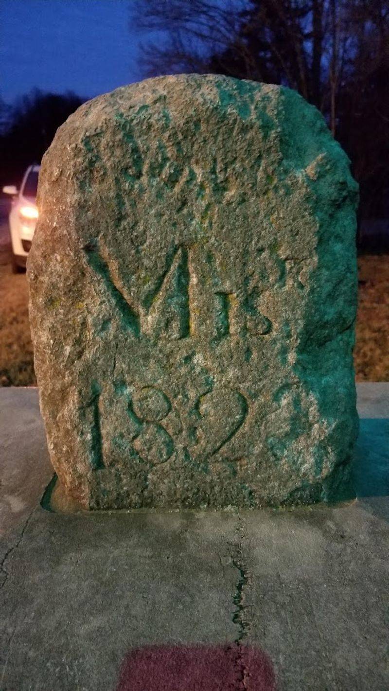 Roadside Pull Off Beside Rural Route 43 Curve