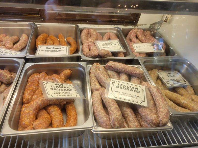 Fresh Sausages Are Available To Take Home And Grill