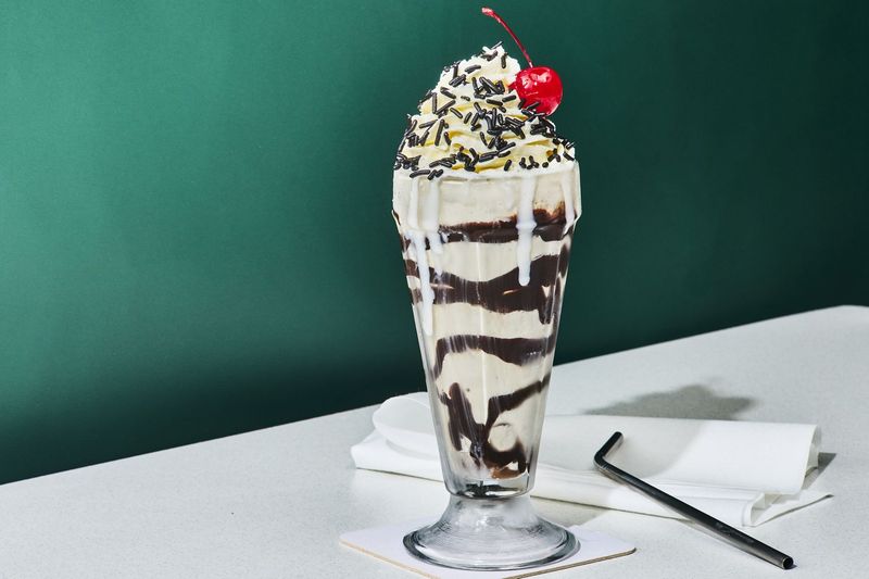 The Iconic Black and White Sundae
