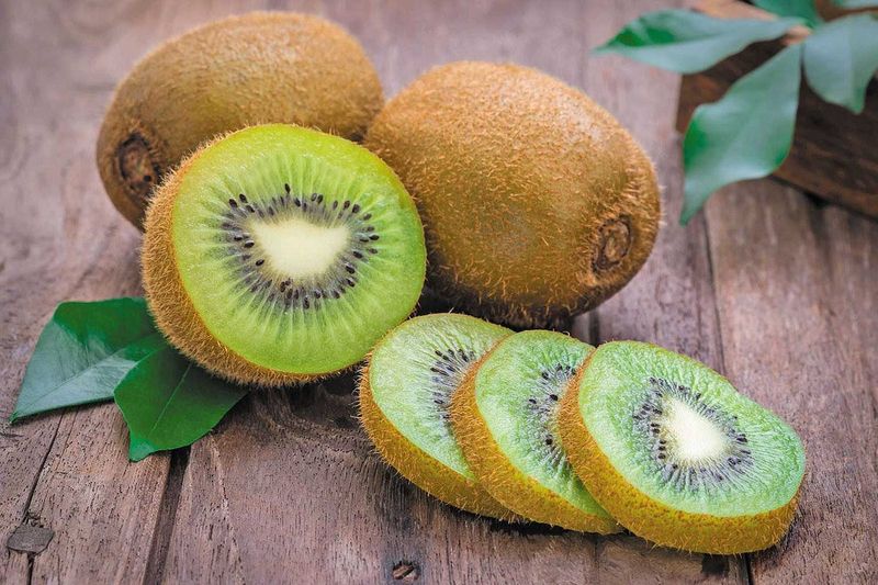 Kiwi: Fuzzy Brown, Emerald Green