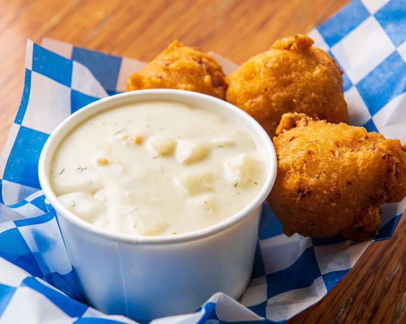 Do Not Skip The Clam Cakes