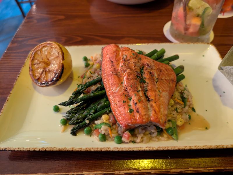 Chase Crunch With Fresh, The Salmon Salad