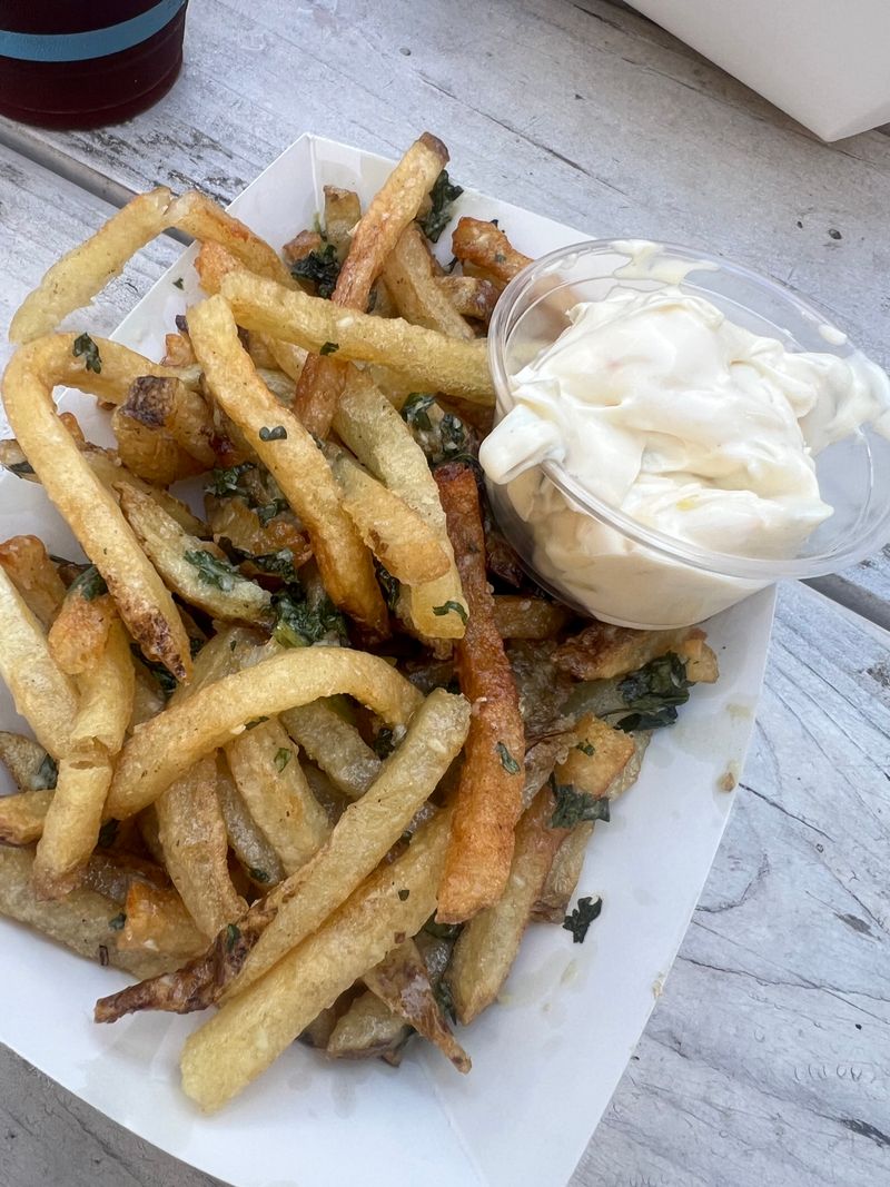 Make Space For Garlic Cilantro Fries