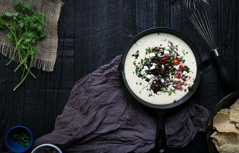 White Queso Dip & Chips: The Congealed Disappointment