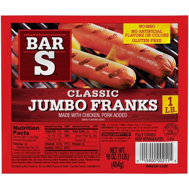 Bar-S Beef Franks: Budget Brand, Budget Flavor
