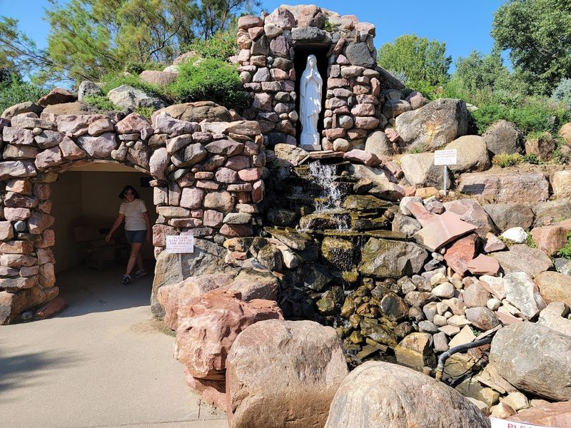 Our Lady Of Lourdes Grotto At Trinity Heights, Sioux City Our Lady Of Lourdes Grotto At Trinity Heights, Sioux City