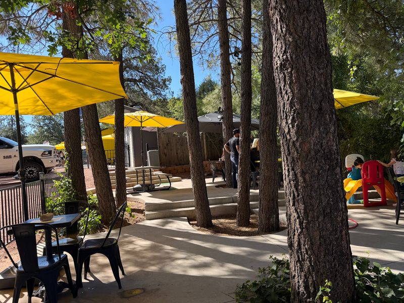 Outdoor Patios Among the Ponderosas