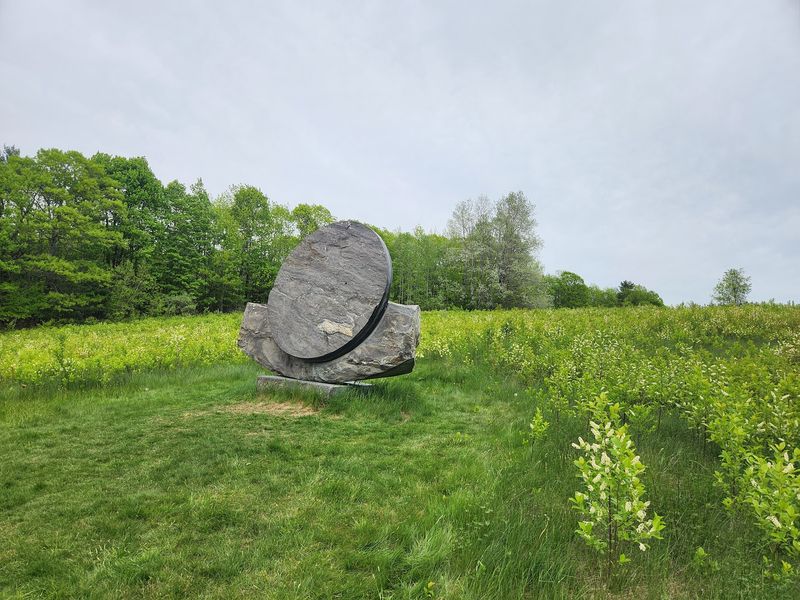 Outdoor Sculptures Hiding Among The Greenery