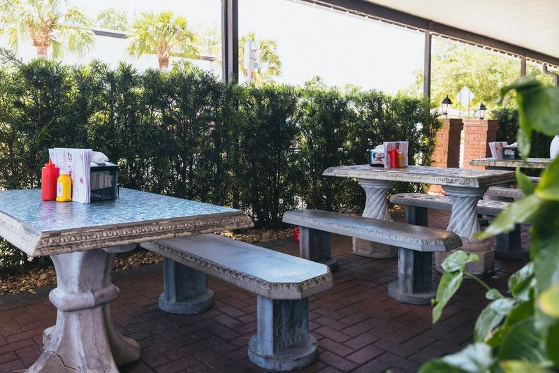 Outdoor Seating Brings The Florida Weather Into The Experience