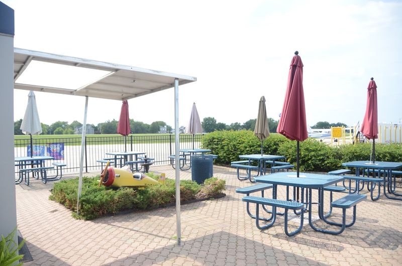 Outdoor Tables, Air Shows, And A Small Museum