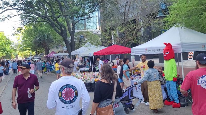 Over 150 Vendors Covering Several Blocks Of Downtown Columbia