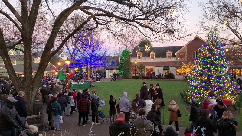 The Christmas Season Transforms The Village Into A Wonderland