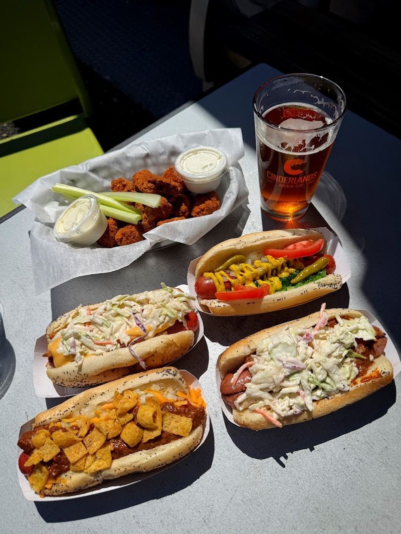Over A Dozen Creative Hot Dog Combinations On The Menu