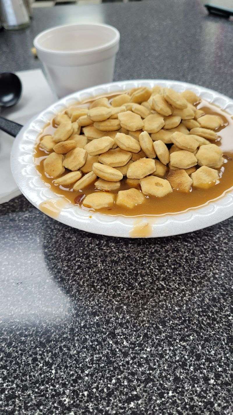 Oyster Crackers Doing Serious Work