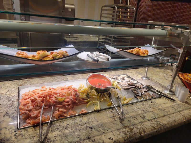 Oysters, Shrimp And The Seafood Selection Oysters, Shrimp And The Seafood Selection