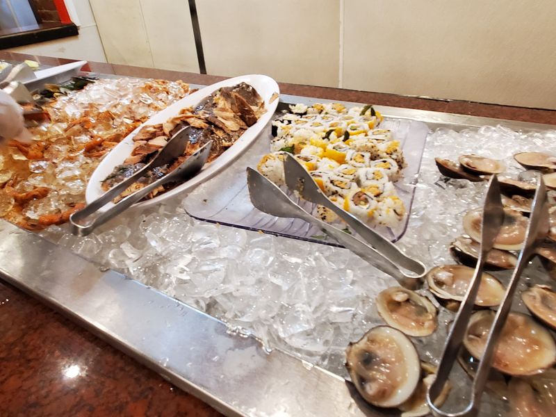 Oysters, Sushi, And Old Bay Shrimp Keep The Cold Bar Busy