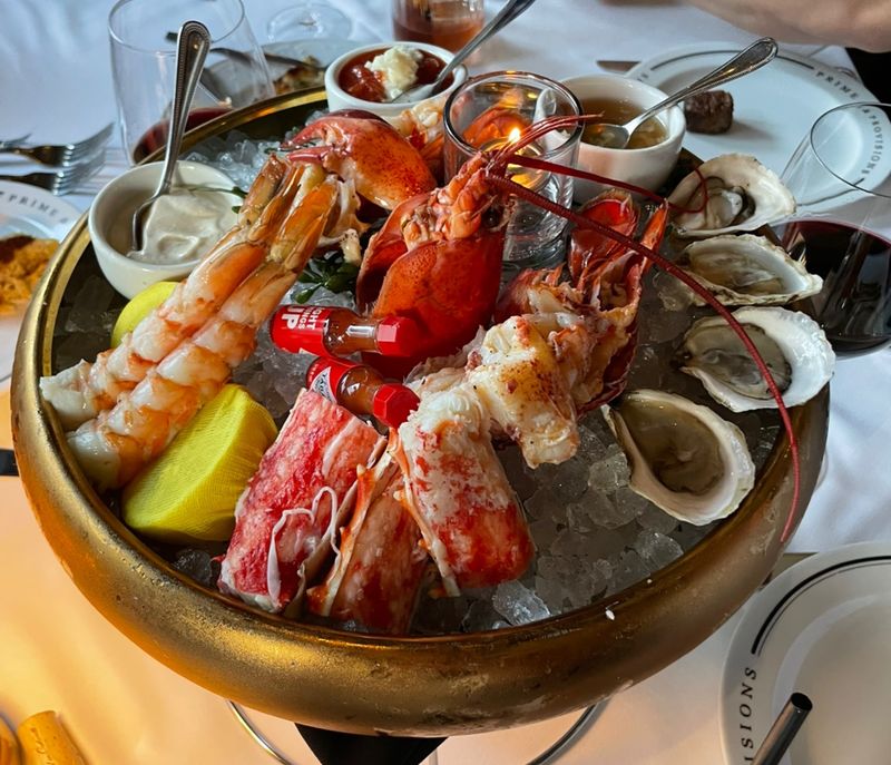 Oysters and the Seafood Tower
