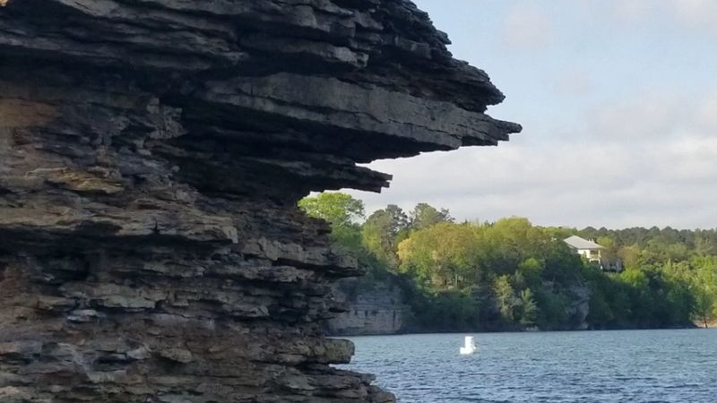 Ozark Hills Reflected Across The Lake